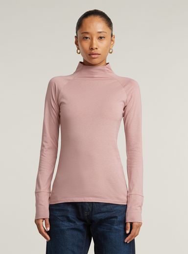 Lecite Slim Turtle Neck Top
